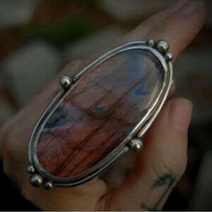 Aesthetic Arrest Mars Labradorite Ring